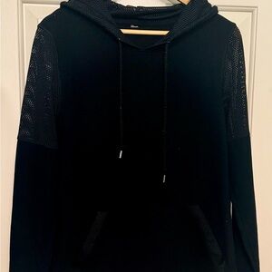Lorna Jane Black Running Hoodie Sweatshirt